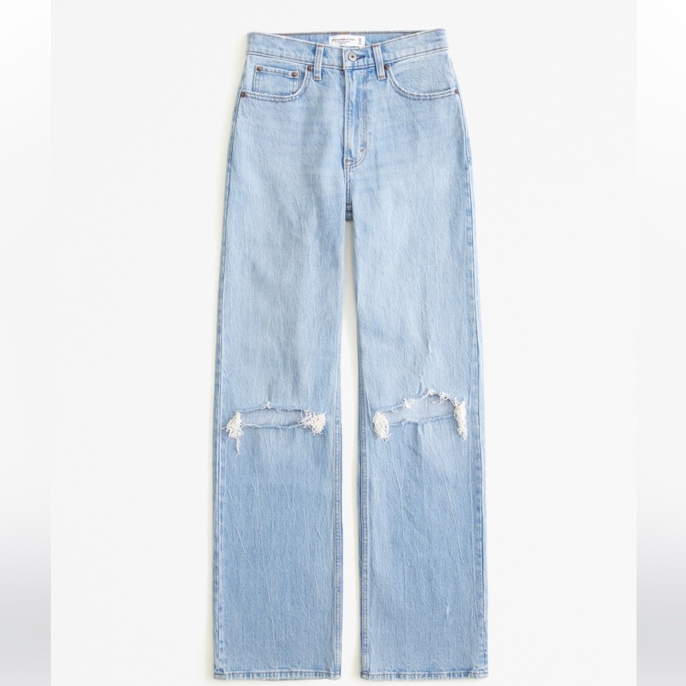 Abercrombie & fitch high rise 90’s relaxed Jean
